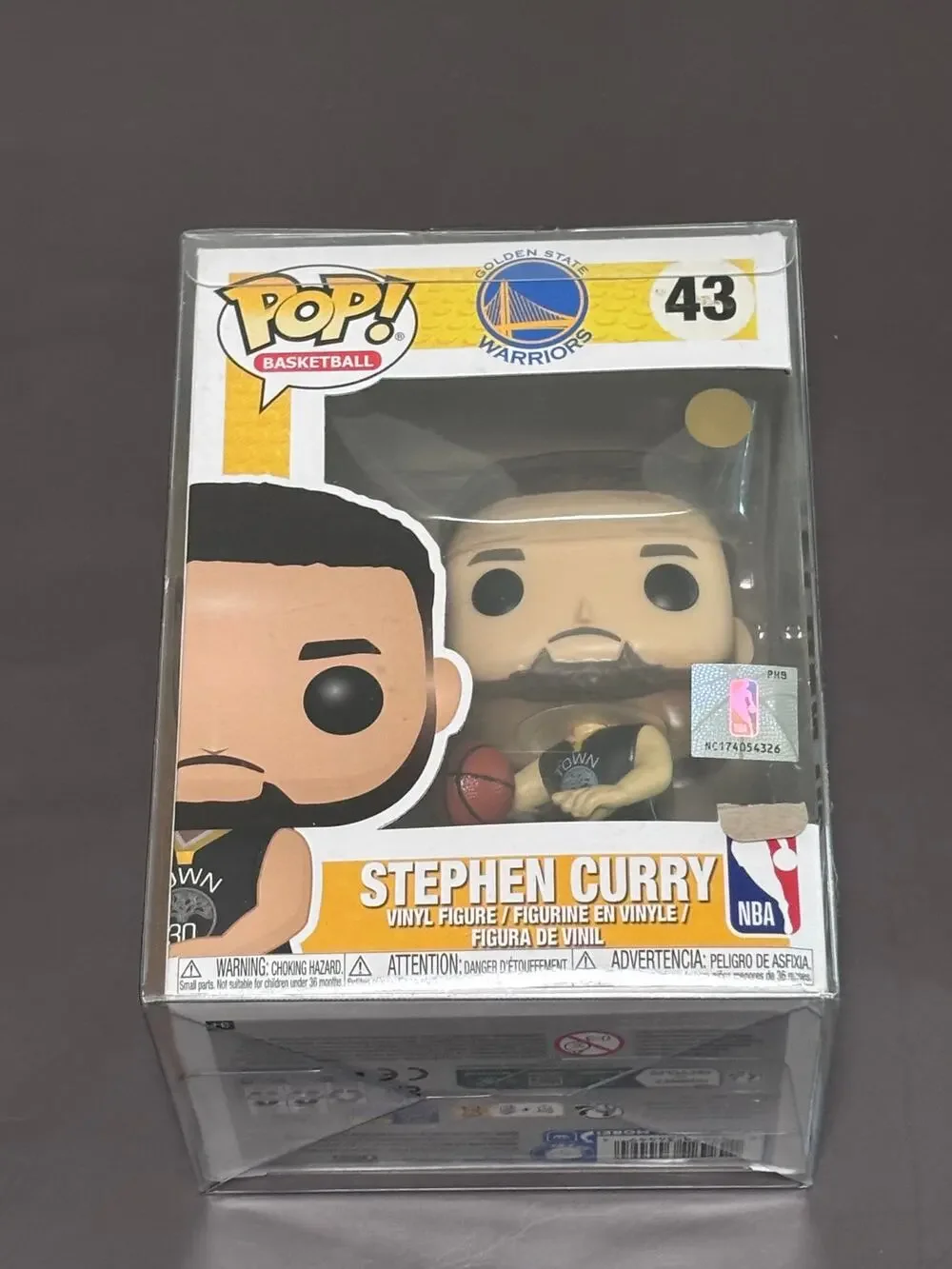 Funko Pop! Vinyl: Stephen Curry #43 NBA Warriors Exclusive Fanatics Edition
